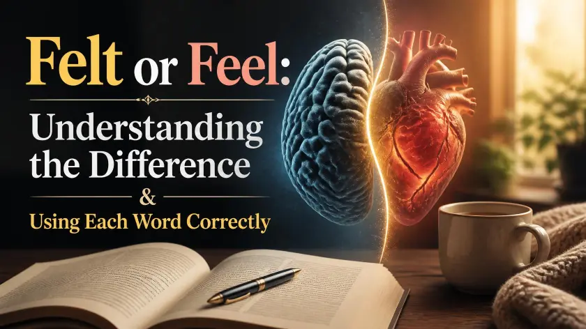 Felt or Feel Difference