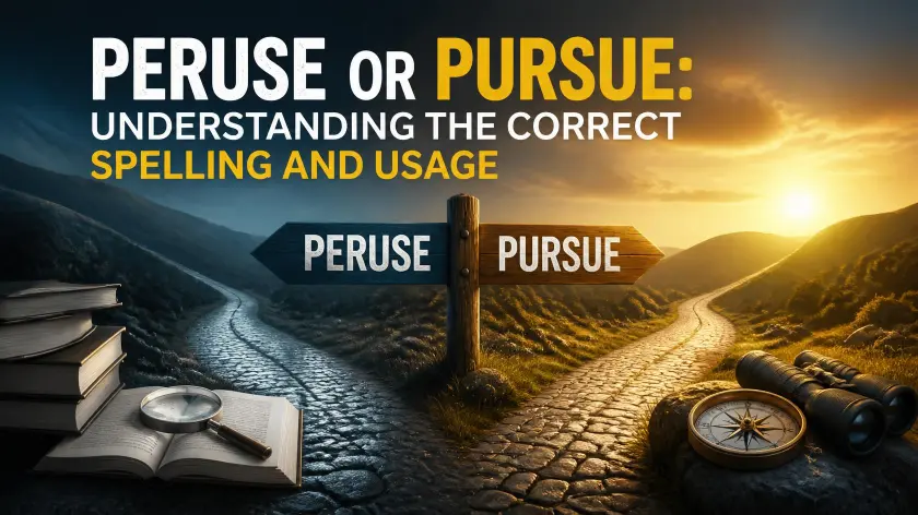 Persue or Pursue